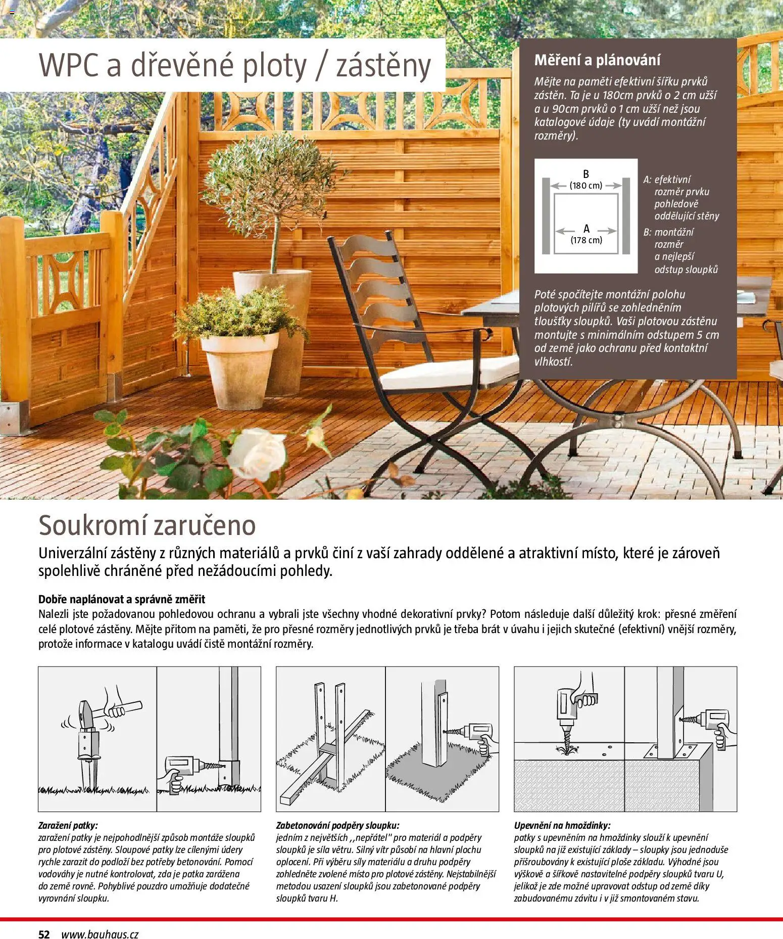 Bauhaus katalog Ploty a zahradní domky od 11.03.2026 | Strana: 52 | Produkty: Pouzdro
