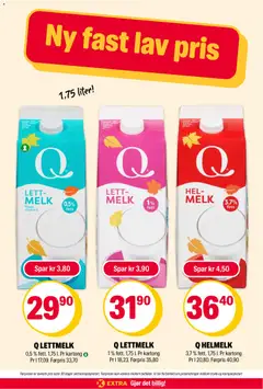 Forhåndsvisning av Coop Extra kundeavis gyldig fra 27.04.2026 | Side: 9 | Produkter: Melk, Lettmelk, Helmelk