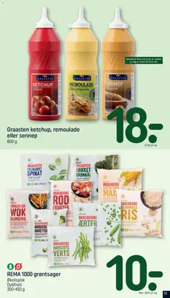 Graasten ketchup, remoulade eller sennep, 800 g gyldig fra 03.05.2026 | Side: 13