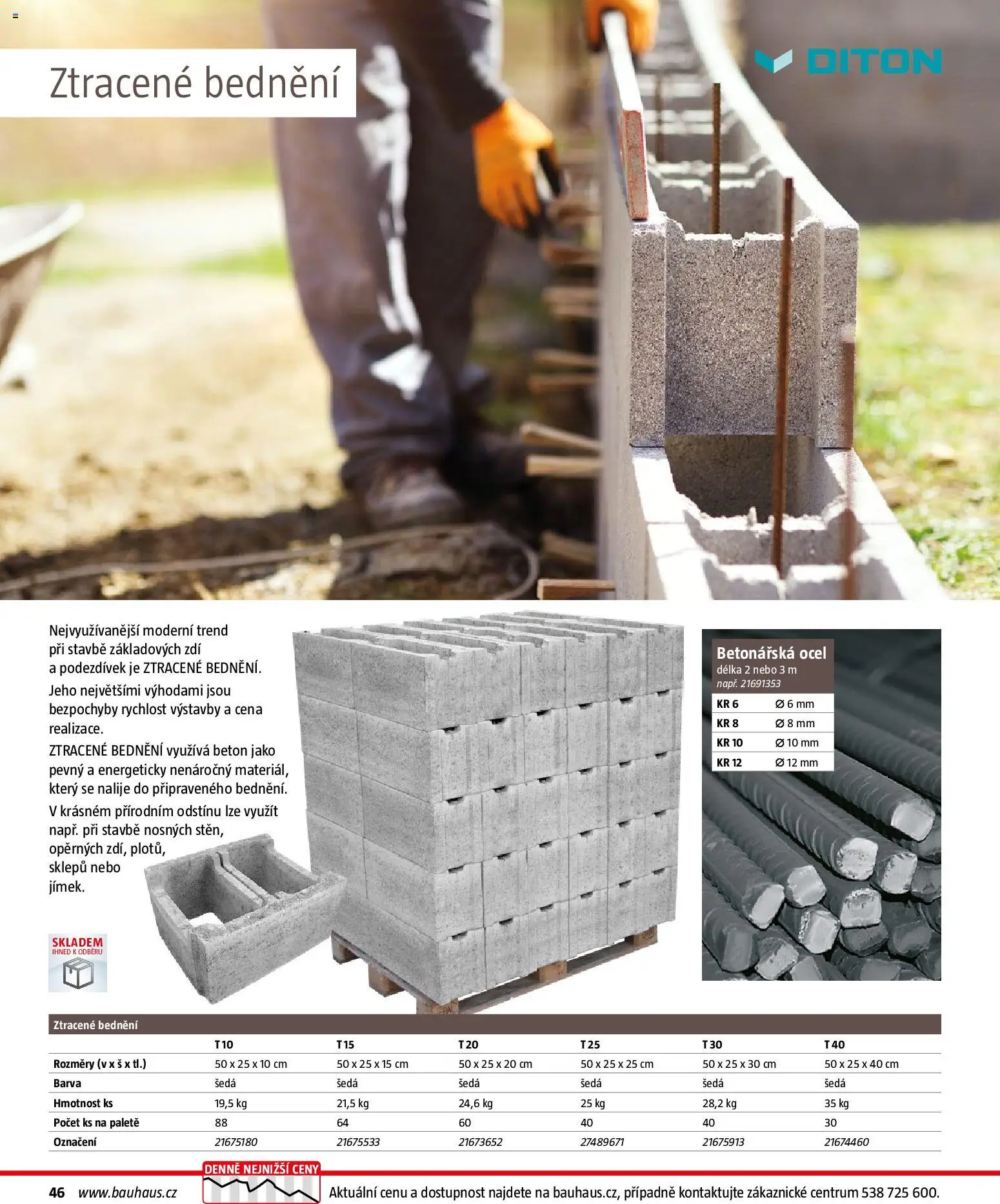 Bauhaus katalog Ploty a zahradní domky od 11.03.2026 | Strana: 46