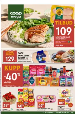 Forhåndsvisning av Coop Mega kundeavis gyldig fra 27.04.2026 | Side: 1 | Produkter: Jordbær, Vekt, Суміш дитяча, Cremă de brânză