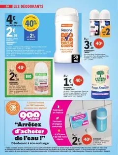 E.Leclerc - Prévisualisation de Déodorant à éco-recharger, Au choix: 48H Fraîcheur ou Hibiscus. 50 ml. valide à partir de 05.05.2026 | Page: 28