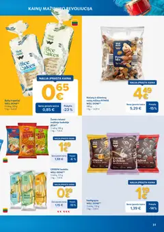 MAXIMA leidinys galioja nuo 07.04.2026 | Puslapis: 31 | Prekių: Riešutai, Paprika, Saulėgrąžos