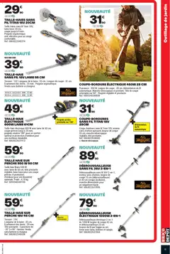 Brico Dépôt - Prévisualisation de Brico Dépôt catalogue valide à partir de 29.04.2026 | Page: 11 | Produits: Poids, Débroussailleuse, Batterie