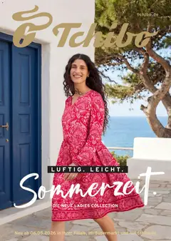 Prospekt Tchibo Luftig. Leicht. Sommerzeit ab 06.05.2026 gültig