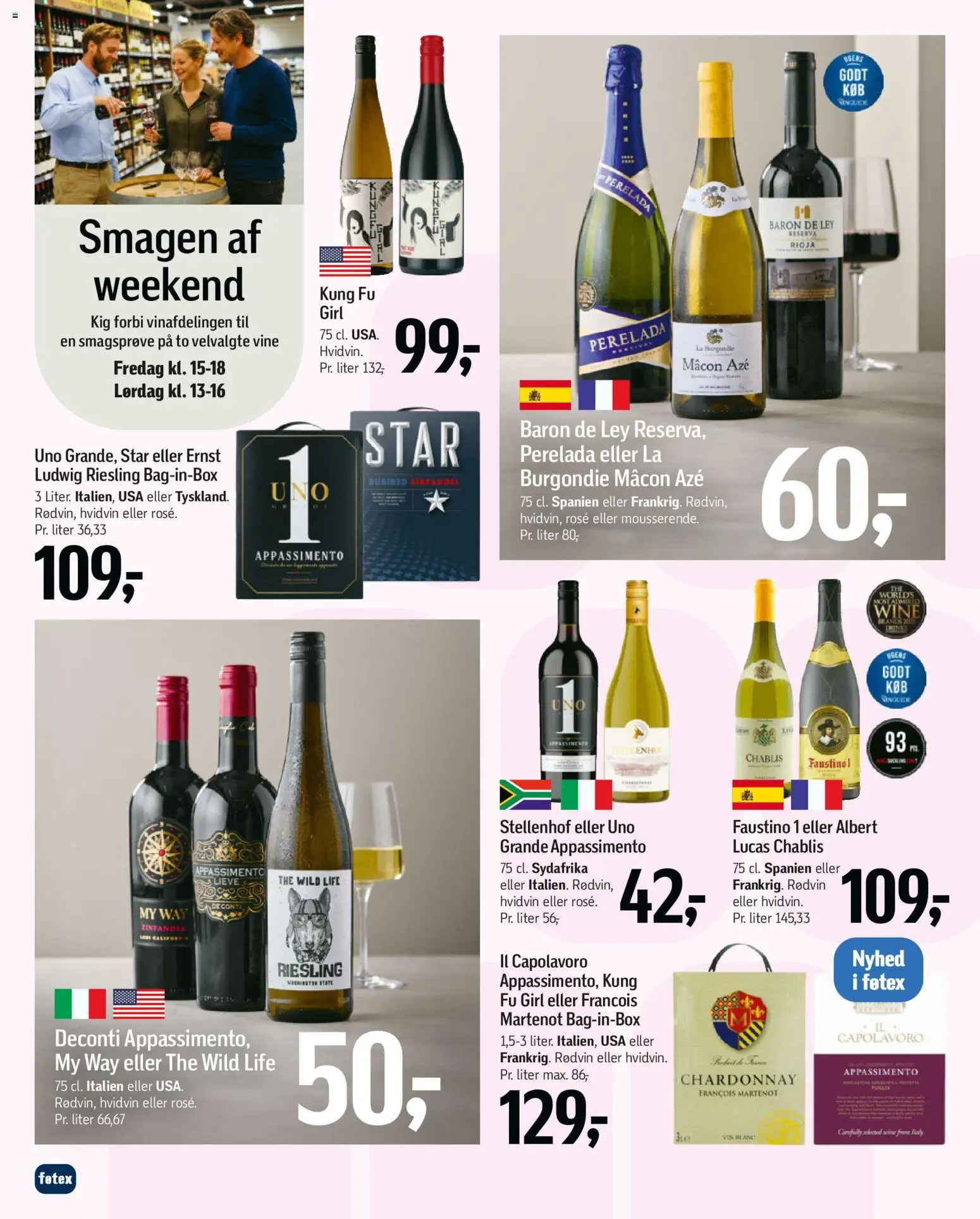 Føtex tilbudsavis – gyldig fra 01.05.2026 | Side: 38 | Produkter: Vin