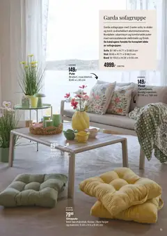 Forhåndsvisning av Europris Sommerkatalogen 2026 gyldig fra 24.03.2026 | Side: 35 | Produkter: Pledd, Pute, Bord, Stol