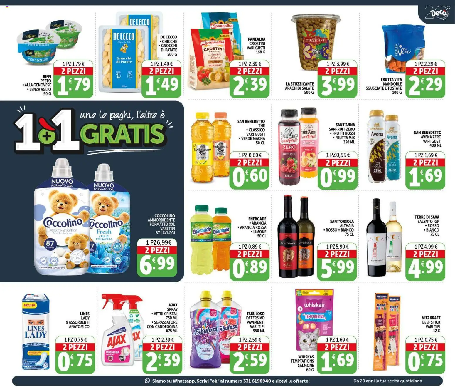 Volantino Decò del 09.04.2026 | Pagina: 3 | Prodotti: Salmone, Candeggina, Sgrassatore, Limone