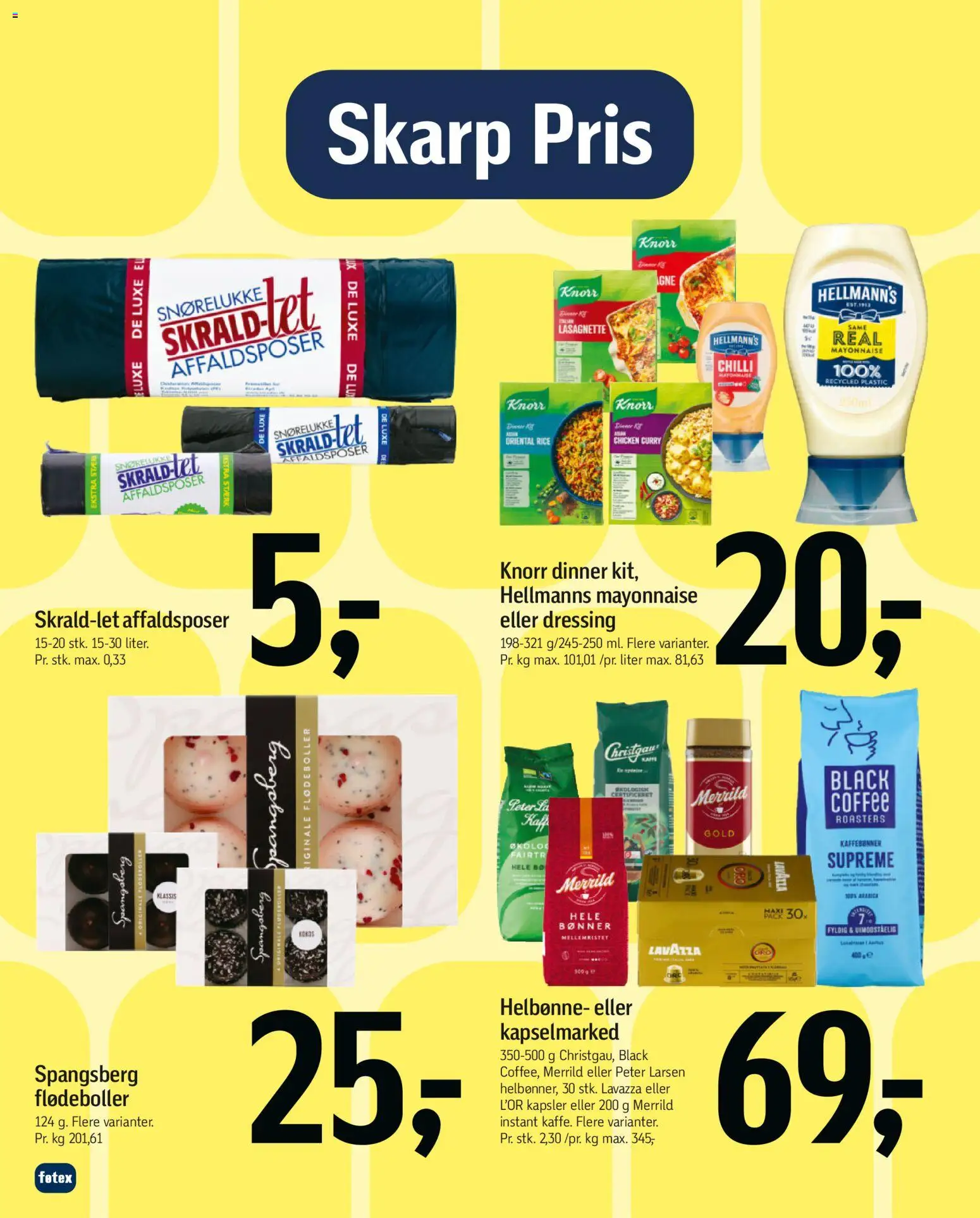 Føtex tilbudsavis – gyldig fra 01.05.2026 | Side: 4 | Produkter: Flødeboller, Dressing, Chilli, Bønner