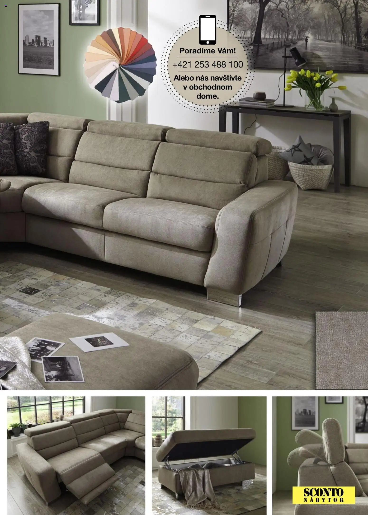 Nové Sconto nábytok akcie – leták je platný od 15.12.2025 | Strana: 5 | Produkty: Nábytok