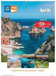 Anteprima del volantino Eurospin volantino Viaggi Nord valido a partire dal 02.04.2026