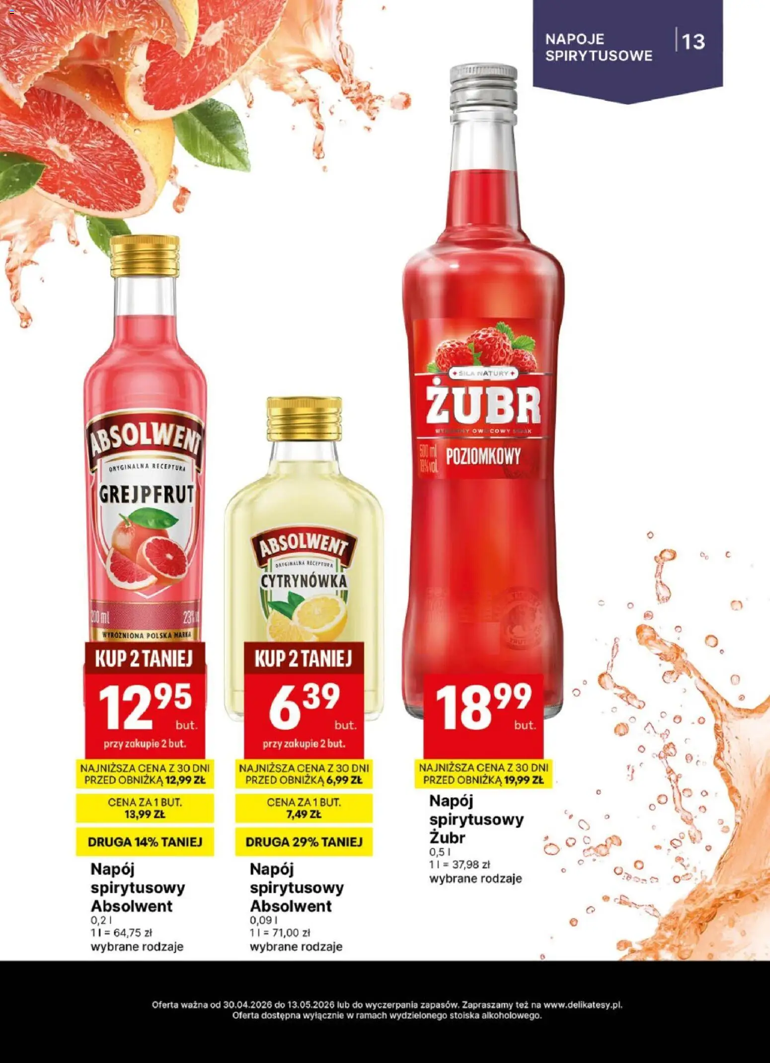 Delikatesy Centrum gazetka - DeliBarek od 30.04.2026 | Strona: 13