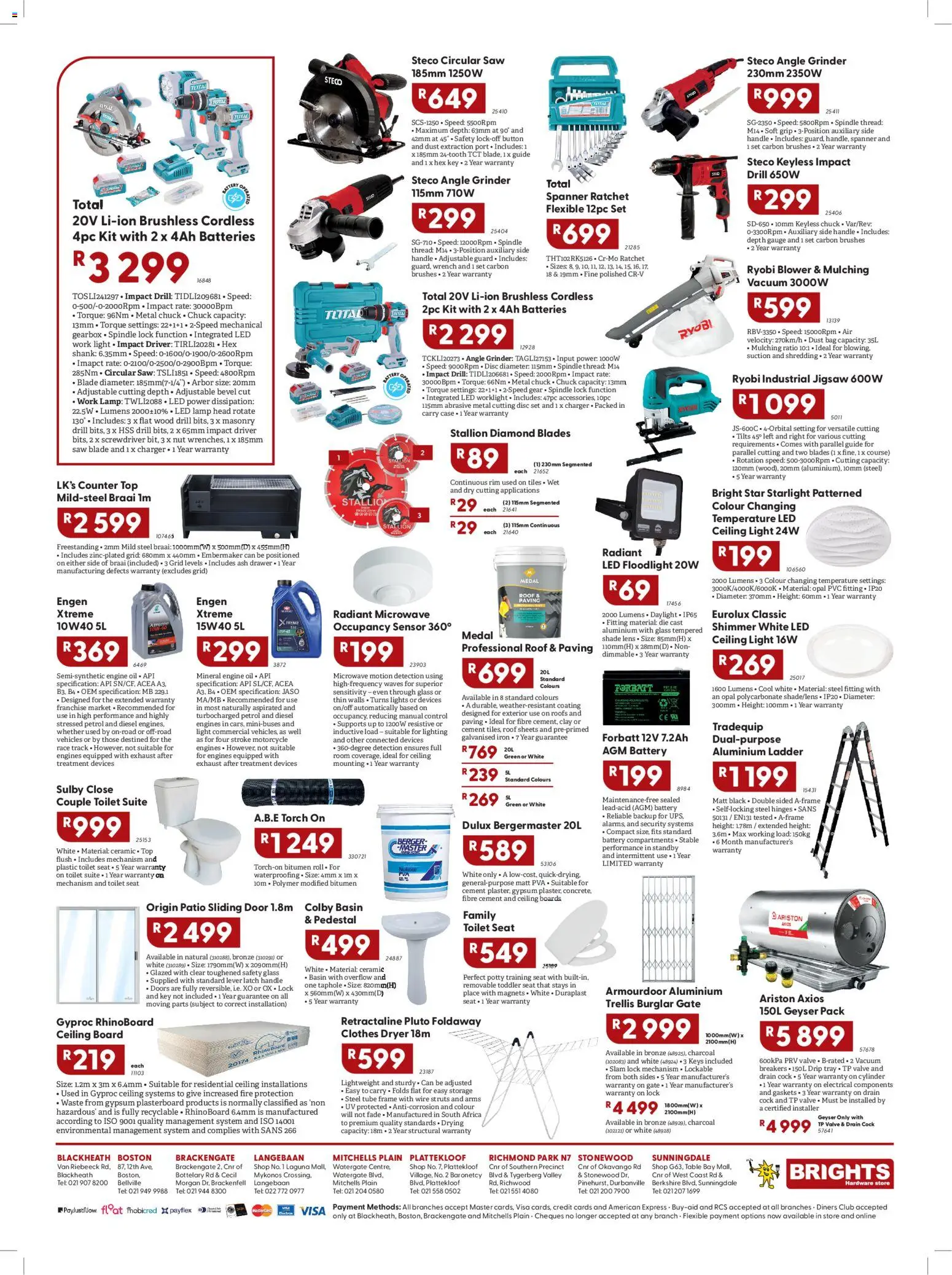 New Brights Hardware catalogue – valid from 13.03.2026 | Page: 2 | Products: Bag, Jigsaw, Geyser, Valve
