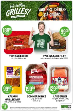 Forhåndsvisning av Kiwi kundeavis gyldig fra 27.04.2026 | Side: 3 | Produkter: Svin, Squash, Kiwi, Grill