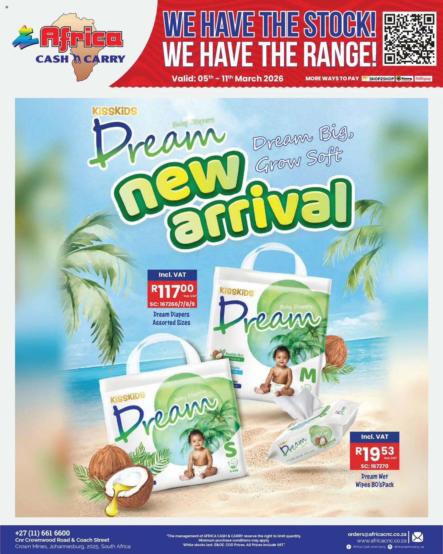 New Africa Cash & Carry catalogue – valid from 05.03.2026 | Page: 37 | Products: Stock