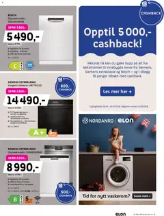 Forhåndsvisning av Elon kundeavis gyldig fra 27.04.2026 | Side: 9 | Produkter: Oppvaskmaskin, Curry