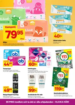 City Gross erbjudanden - Förhandsvisning av reklamblad från butik City Gross aktuell från 27.04.2026 | Sida: 10 | Produkter: Trosskydd, Galler, Ansiktskräm, Blöjor