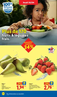 LIDL - Prévisualisation de Fraise, La barquette de 500 g, Catégorie 1 valide à partir de 30.04.2026 | Page: 2