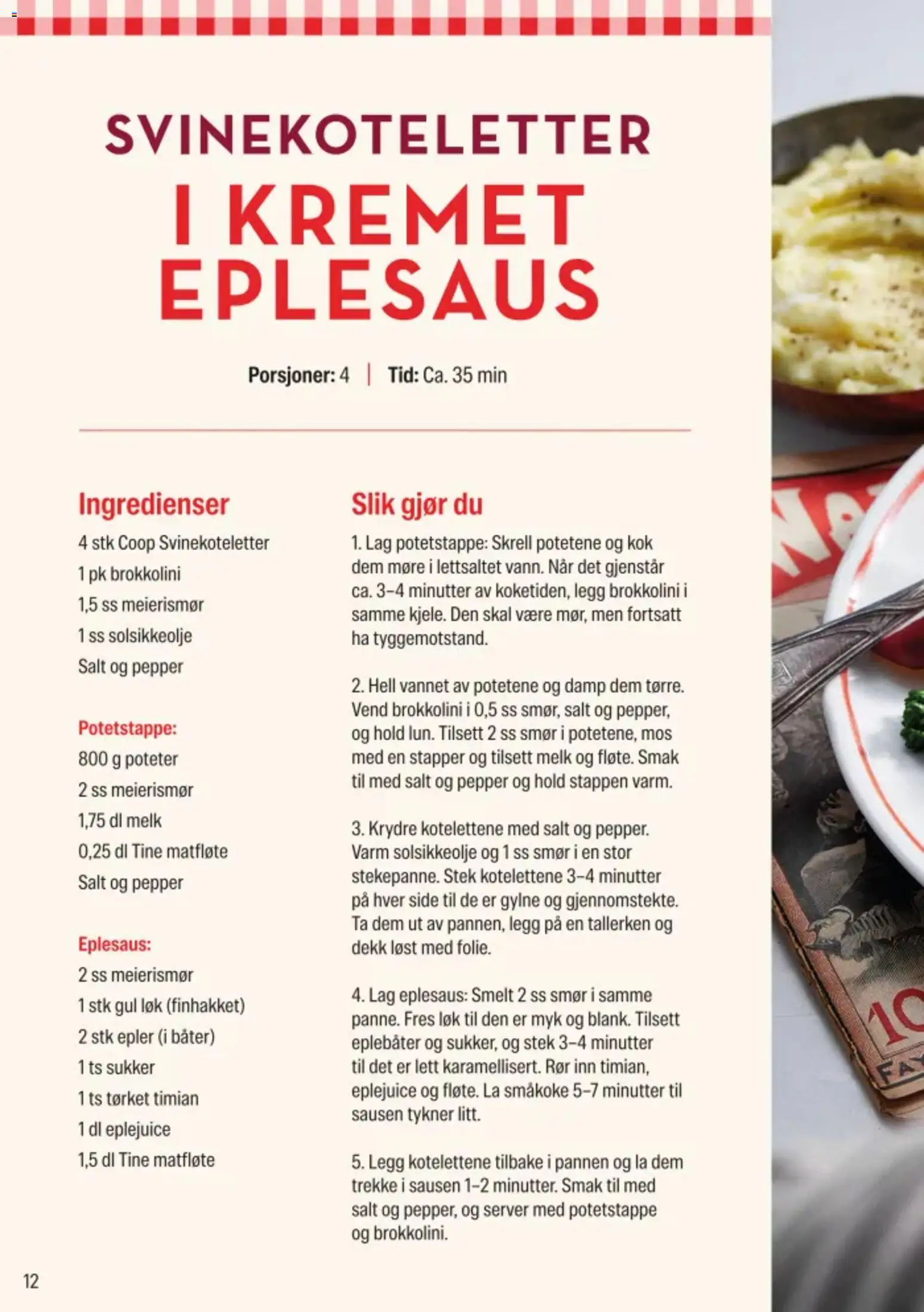 {H1} | Side: 12 | Produkter: Melk, Кабель для тв, Poteter, Суміш дитяча