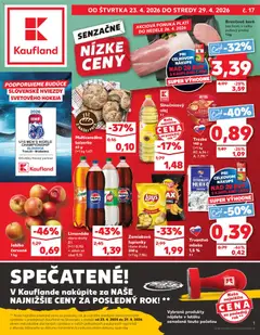 Kaufland SK akciós újság - amely érvényes a következő dátumtól: 23.04.2026