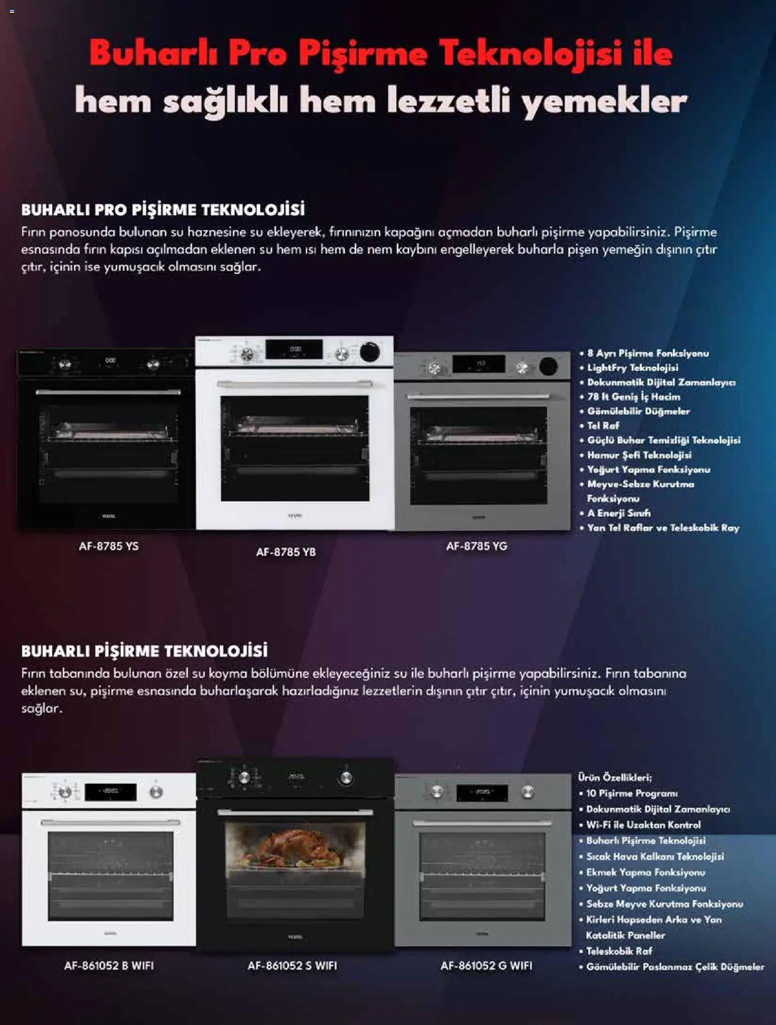 Vestel - Ankastre Ürünler - 01.03.2026 tarihinden itibaren geçerlidir | Sayfa: 10 | Ürünler: Yoğurt, Ekmek, Sebze, Fırın