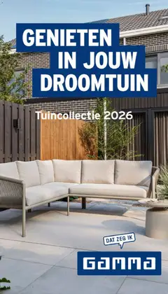 GAMMA folder - Tuinmeubelen special - Voorbeeld van een folder van GAMMA, geldig van 30.03.2026