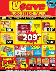 Usave specials catalogue – valid from 20.04.2026