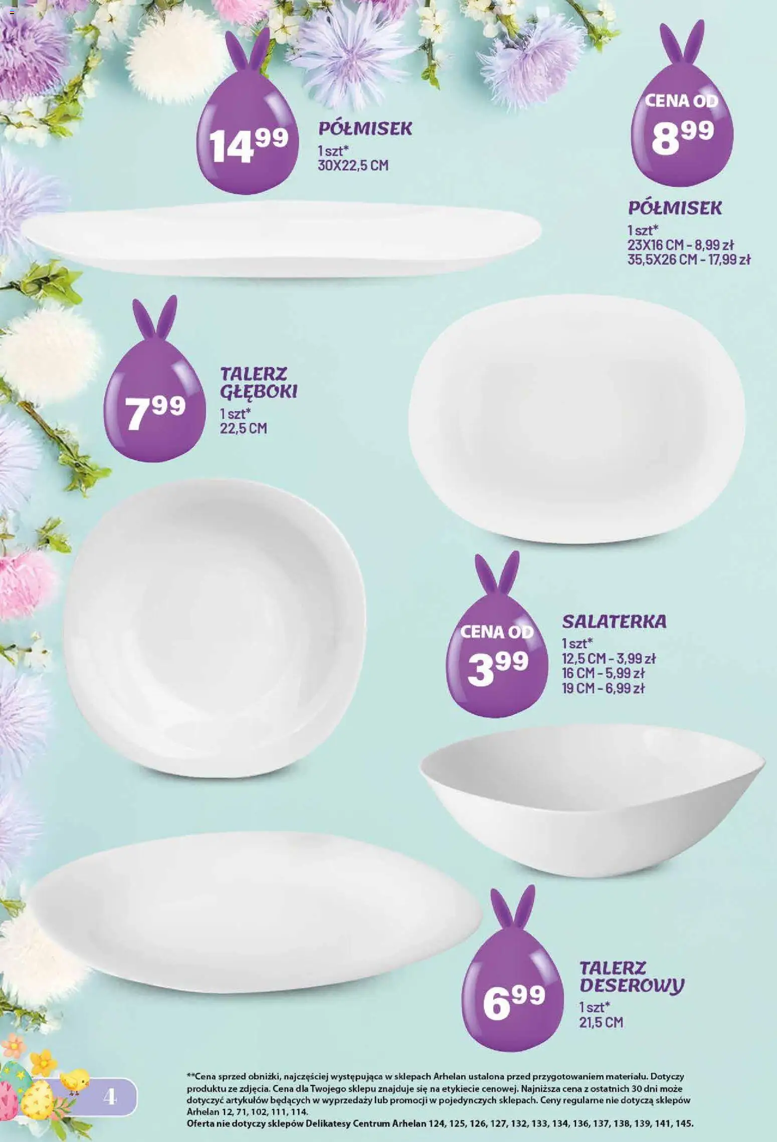 Arhelan gazetka - Wielkanoc od 13.03.2026 | Strona: 4 | Produkty: Delikatesy