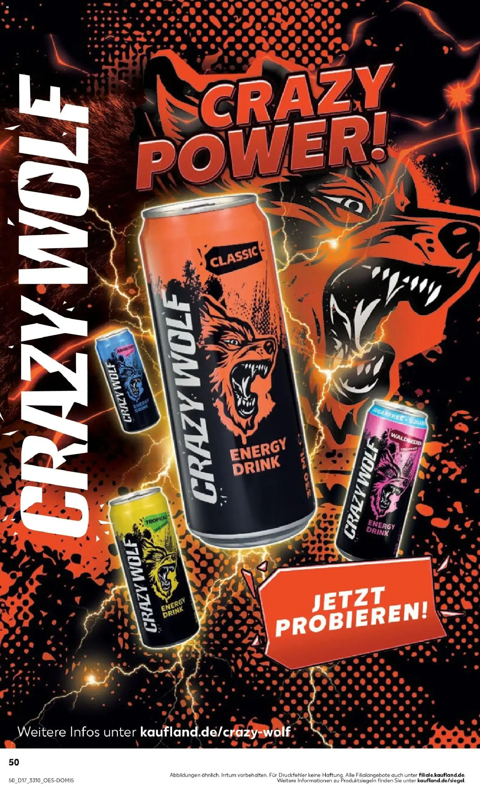 Kaufland Prospekt Bautzen	 – gültig ab 23.04.2026 | Seite: 50 | Produkte: Energy