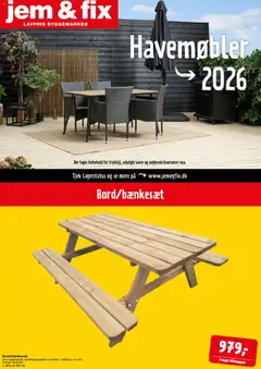 Jem & fix - Havemøbelkatalog 2026 gyldig fra 13.03.2026