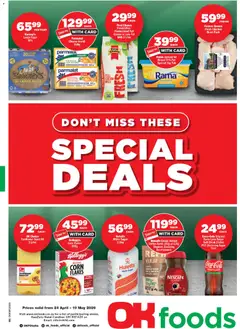 OK Foods specials catalogue – valid from 24.04.2026