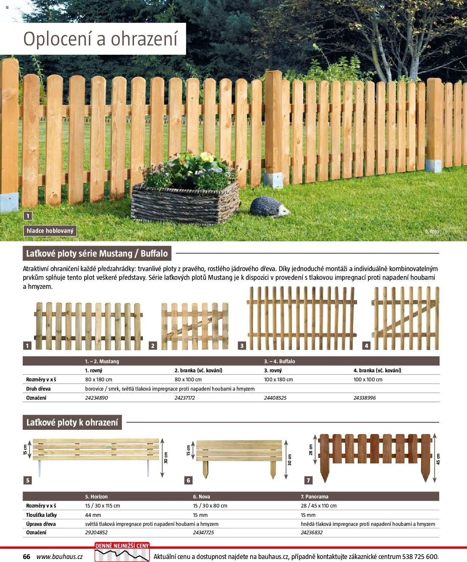 Bauhaus katalog Ploty a zahradní domky od 11.03.2026 | Strana: 66