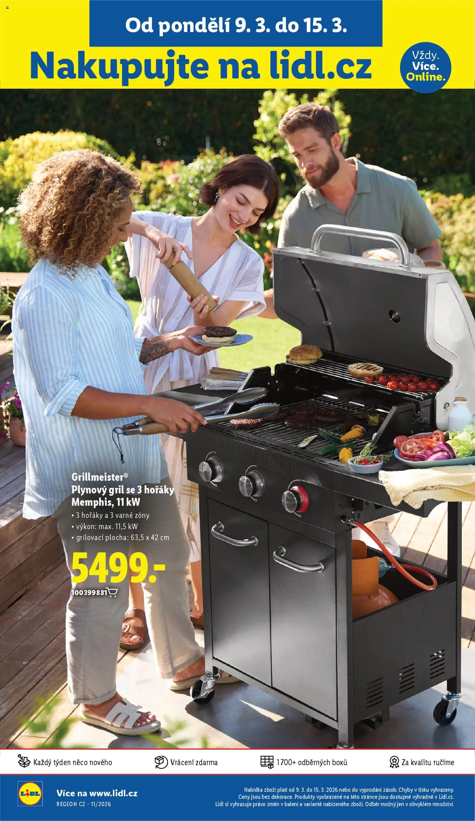 Lidl leták - Spotřební zboží od 09.03.2026 | Strana: 16 | Produkty: Gril