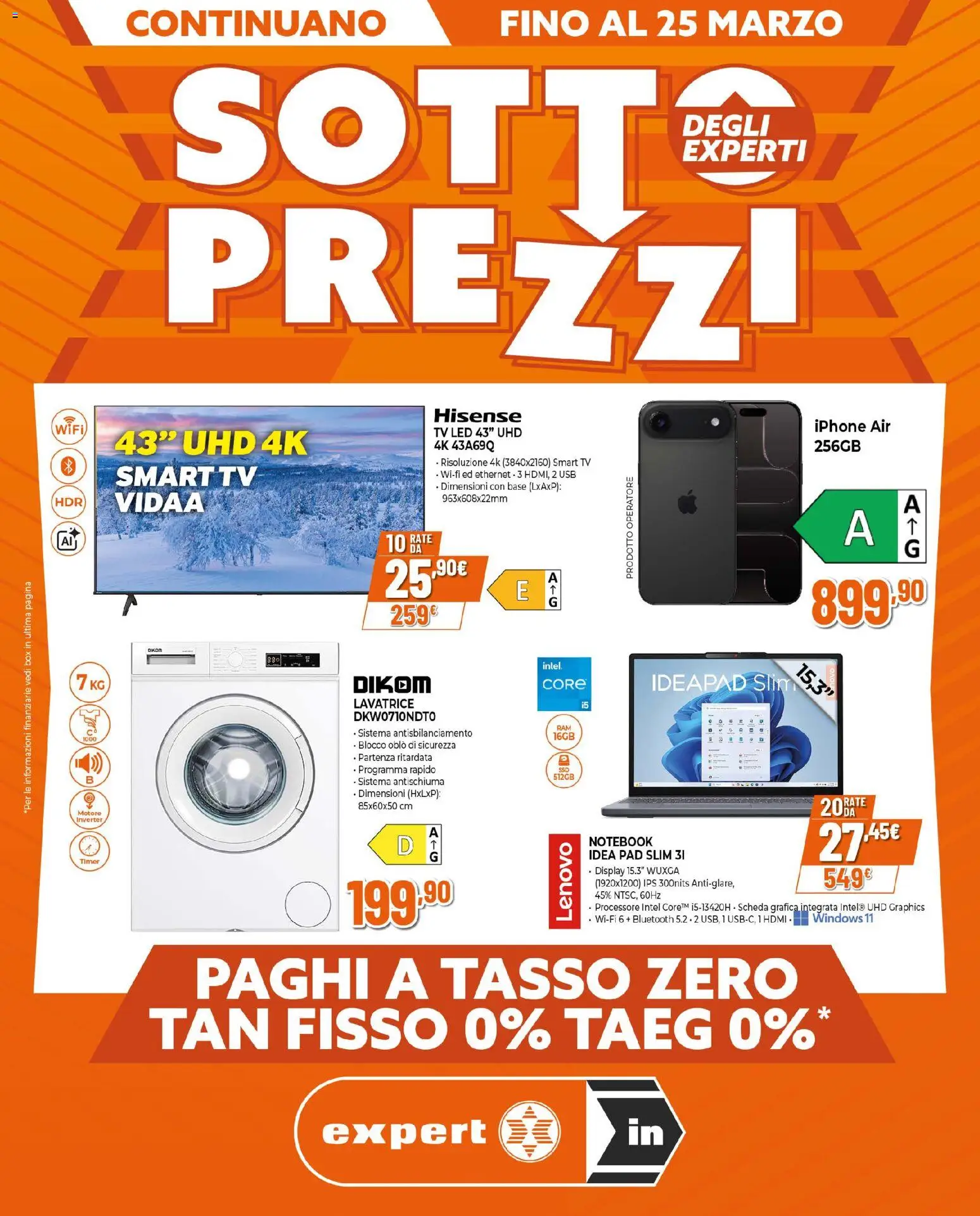 Volantino Ipercoop del 12.03.2026 | Pagina: 1 | Prodotti: Iphone, smart TV, TV, USB