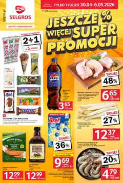 Pogląd oferty "Selgros cash&carry gazetka - Jeszcze więcej super promocji" - ważna od 30.04.2026