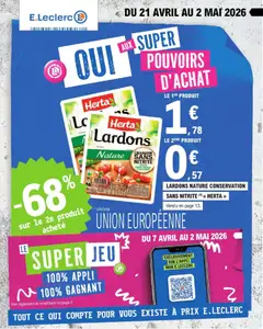 E.Leclerc - Prévisualisation de E.Leclerc catalogue de la semaine 17 valide à partir de 21.04.2026