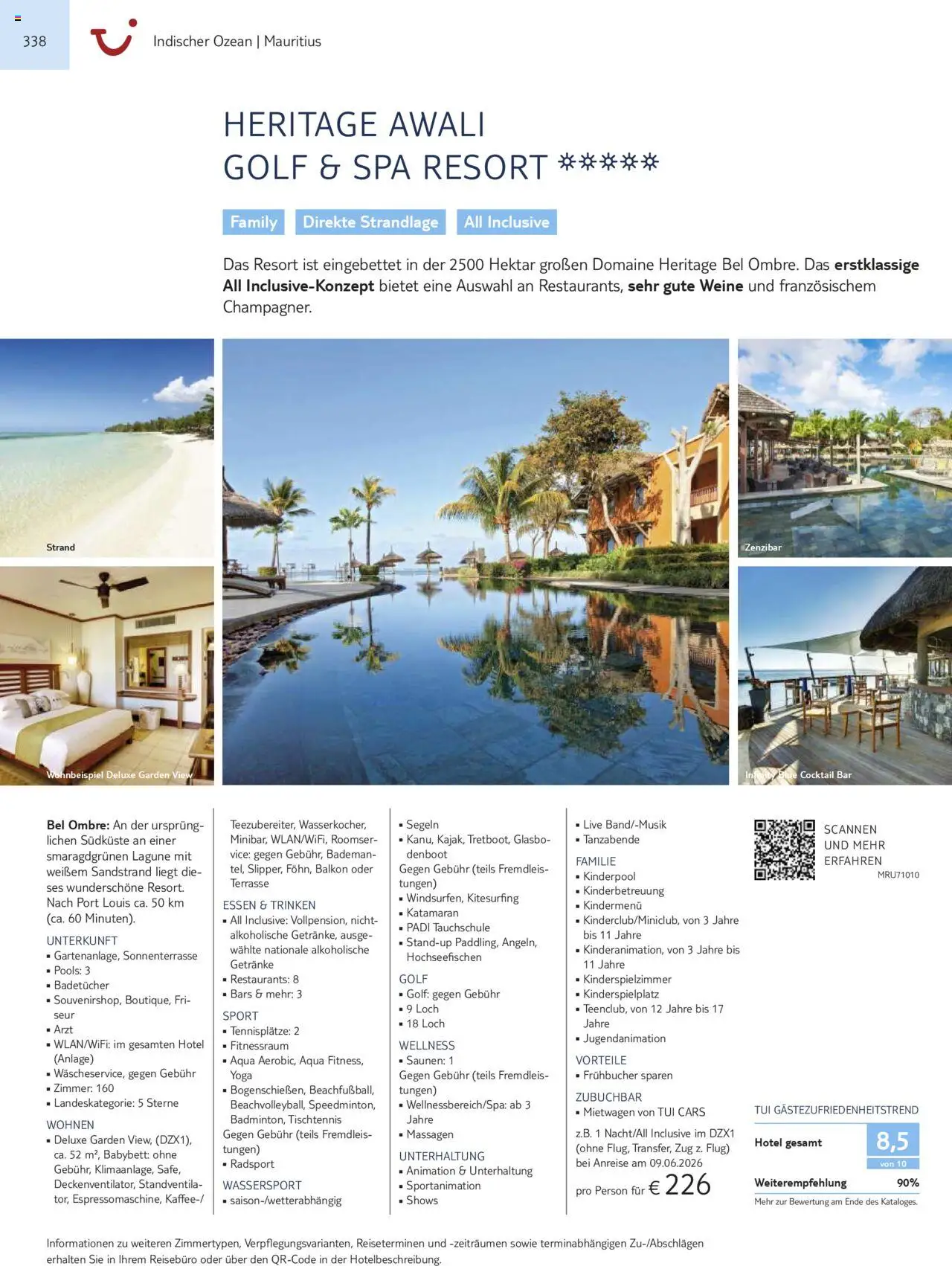 TUI Prospekt  Asien, Afrika, Orient & Indischer Ozean 2025/26 	 – gültig ab 01.11.2025 | Seite: 338 | Produkte: Babybett