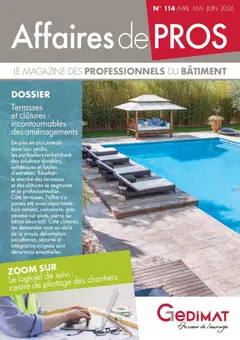 Gedimat - Prévisualisation de Gedimat - Affaires de Pros 114 valide à partir de 01.04.2026