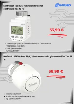 Conrad katalog akcije – veljaven od 06.04.2026 | Stran: 4 | Izdelki: Termostat