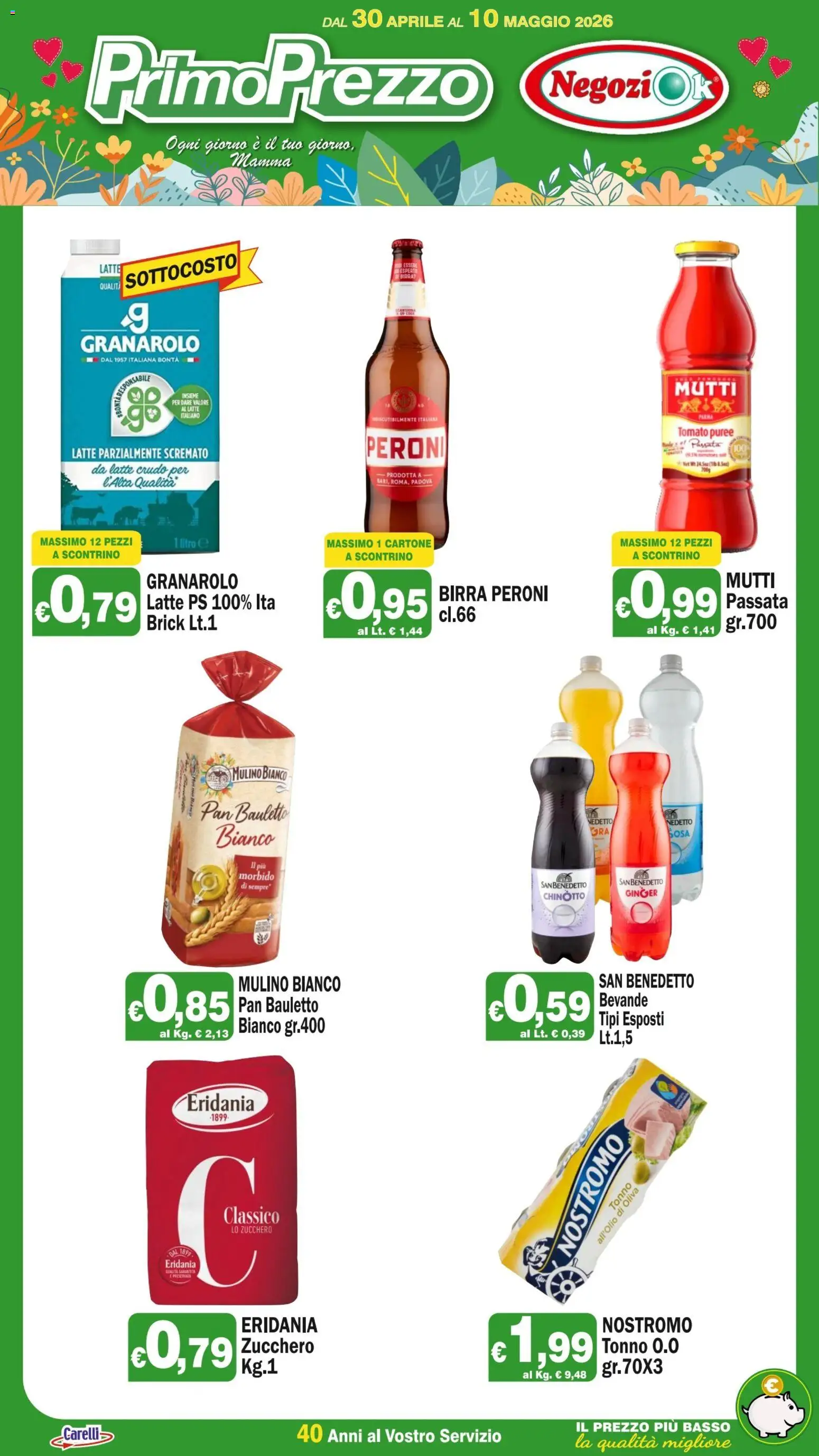 Volantino Primo Prezzo del 30.04.2026 | Pagina: 1