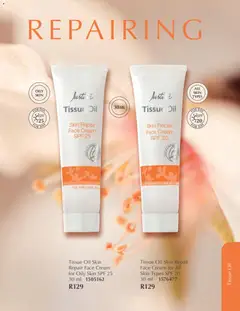 Justine specials catalogue – valid from 01.04.2026 | Page: 92 | Products: Tissue oil, Oil, Cream
