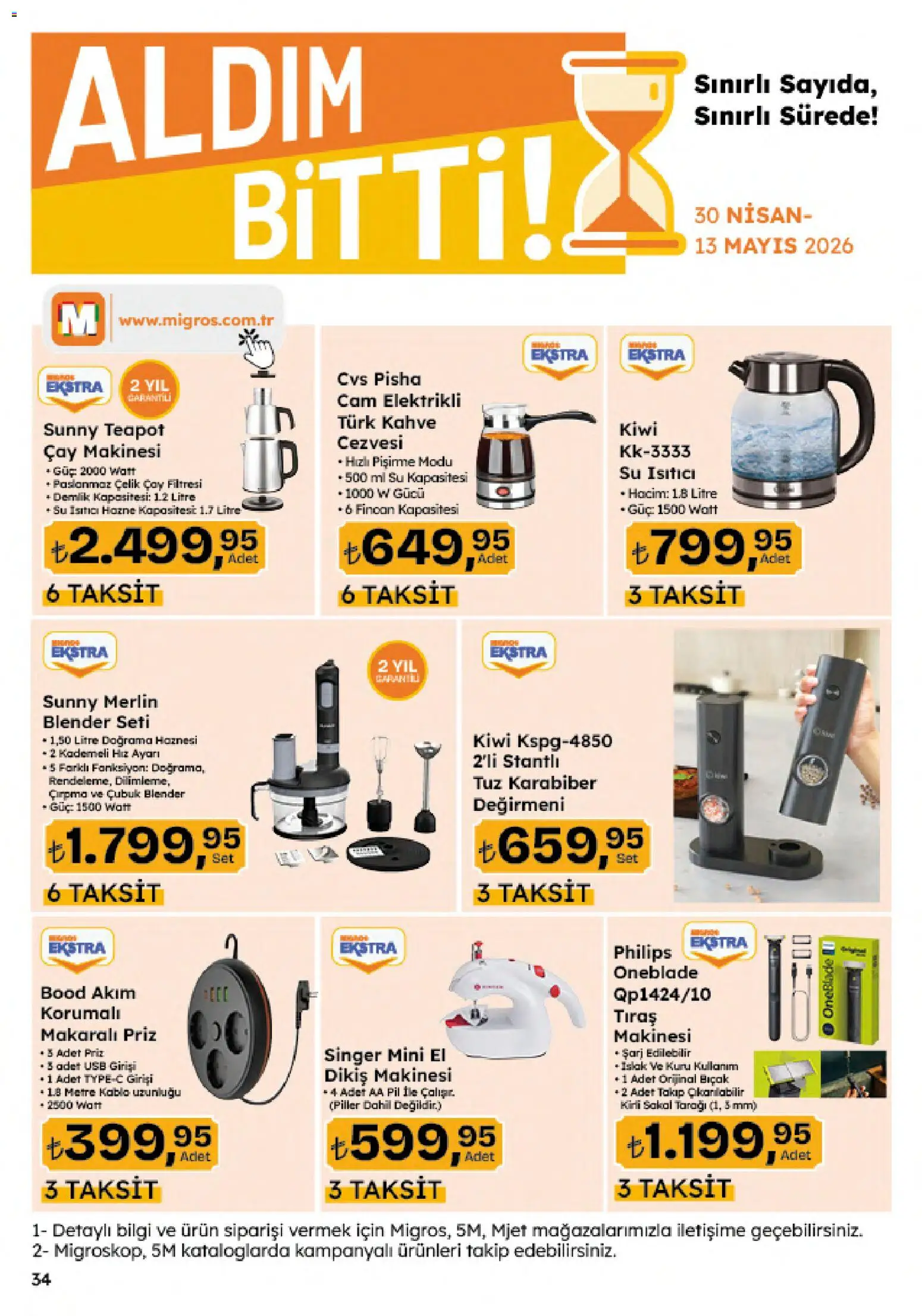 Migros Katalog - Migroskop - 30.04.2026 tarihinden itibaren geçerlidir | Sayfa: 148