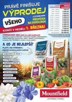 Náhled letáku Mountfield leták od 01.03.2026