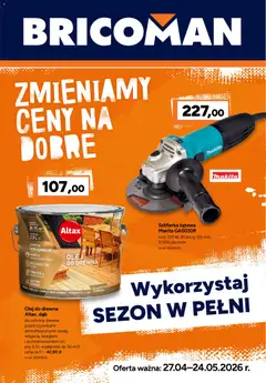 Pogląd oferty "Bricoman gazetka" - ważna od 27.04.2026