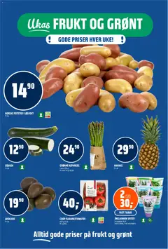 Forhåndsvisning av Coop Obs kundeavis gyldig fra 27.04.2026 | Side: 8 | Produkter: Tomater, Ananas, Poteter, Urter