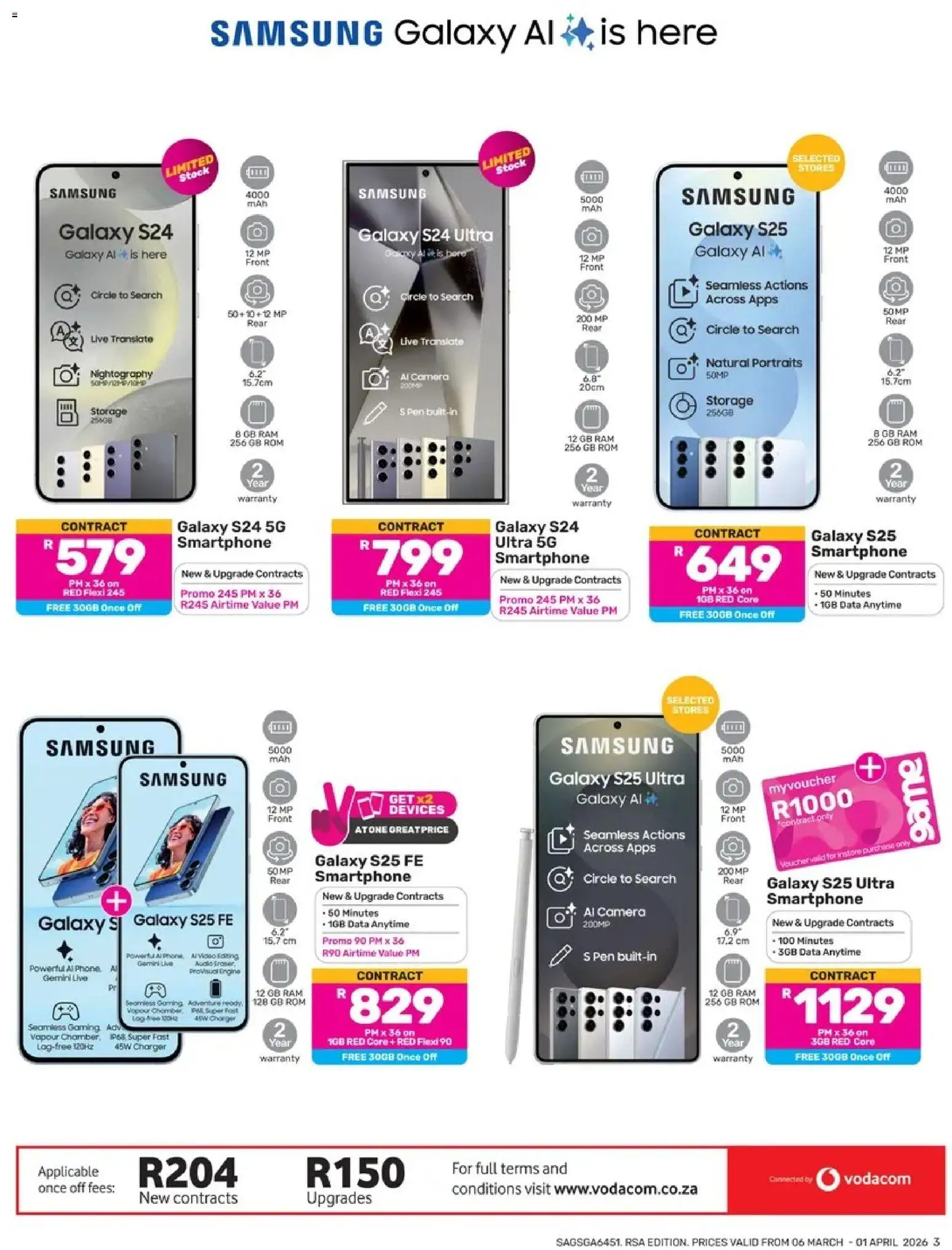 New Game catalogue – valid from 06.03.2026 | Page: 3 | Products: Camera, Charger, Pen, Stock