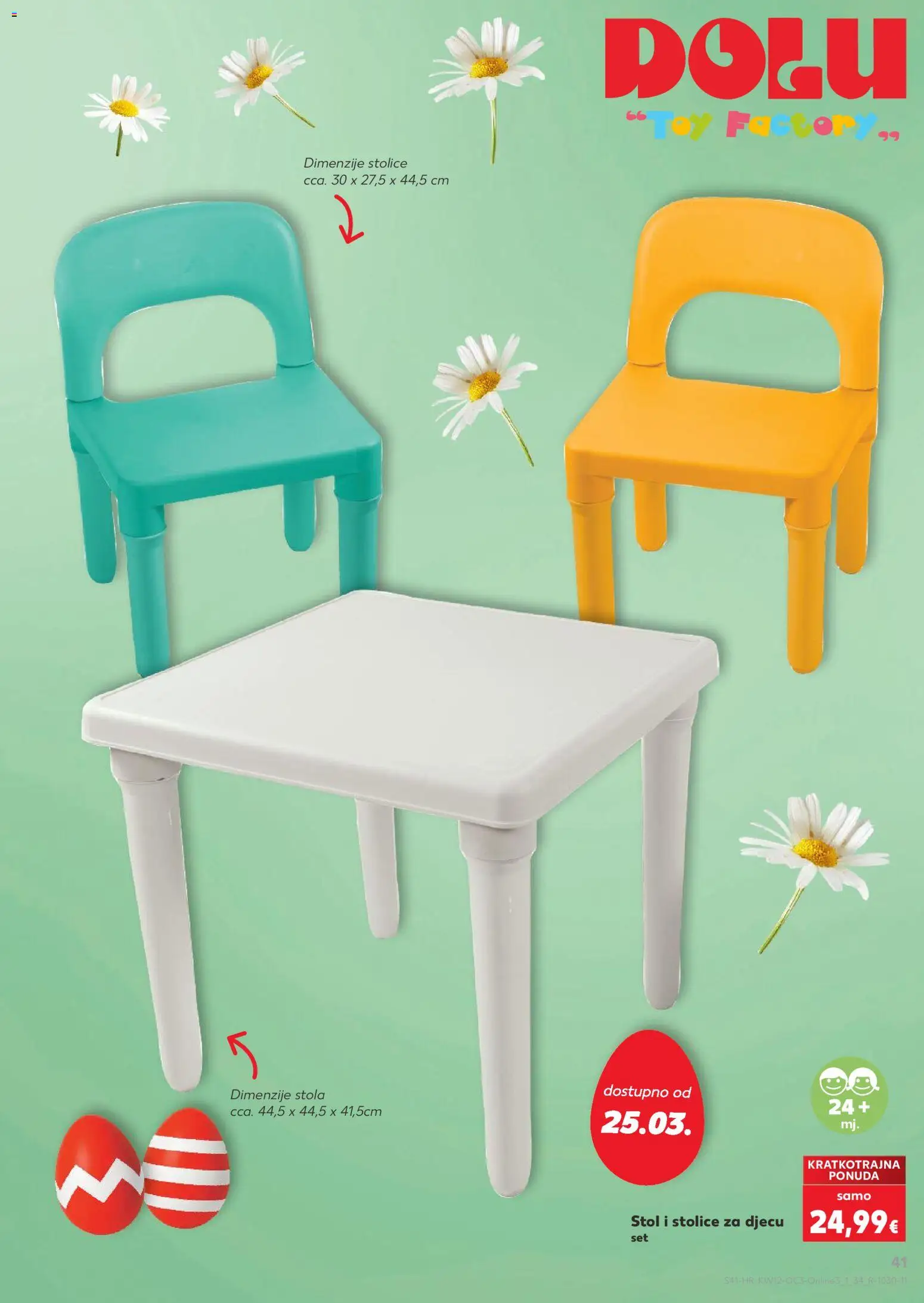 Kaufland katalog | vrijedi od 16.03.2026 | Stranica: 41 | Proizvodi: Stol