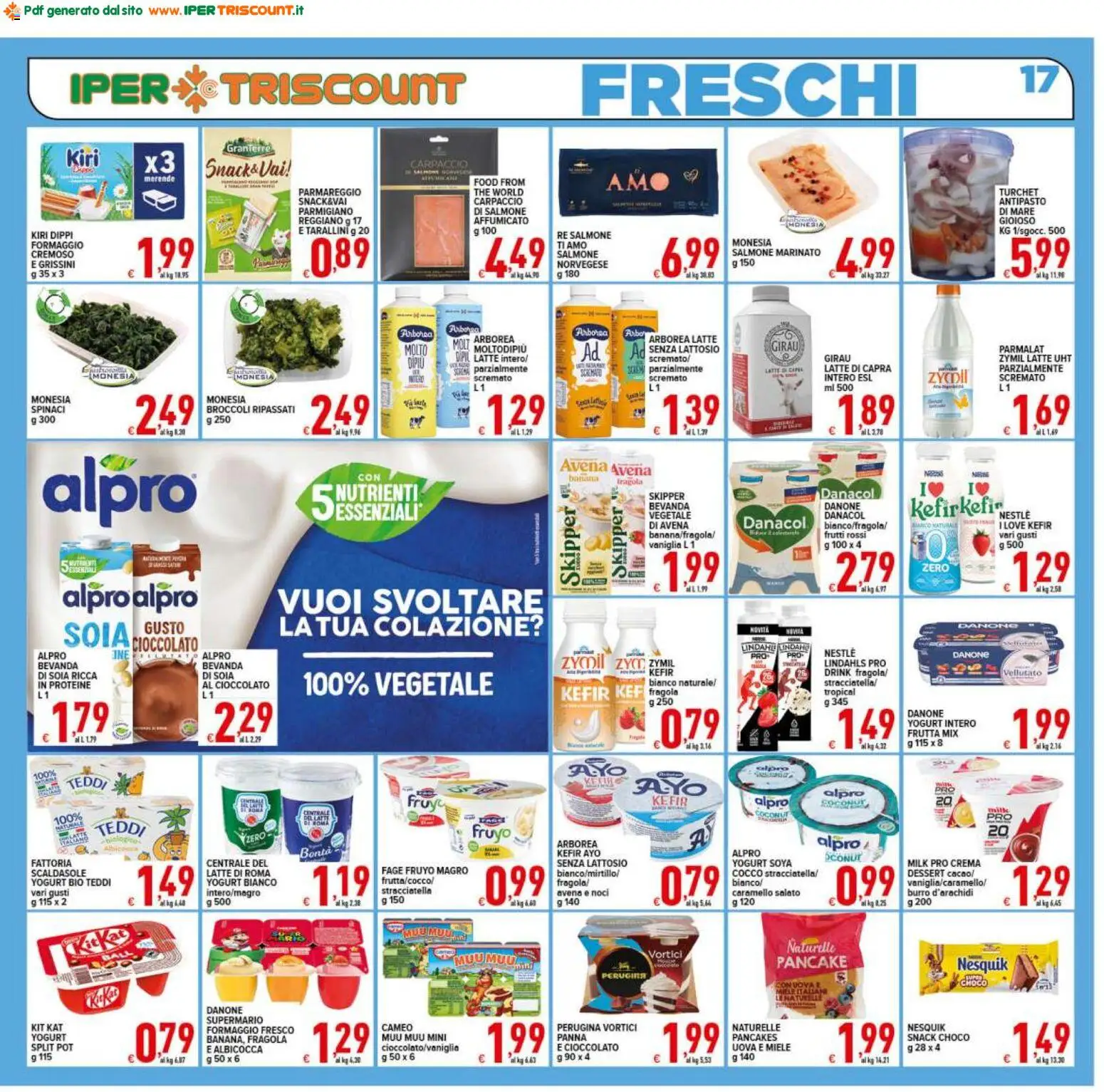 Volantino Ipertriscount del 29.04.2026 | Pagina: 17 | Prodotti: Uova, Fragole, Parmigiano reggiano, Parmigiano