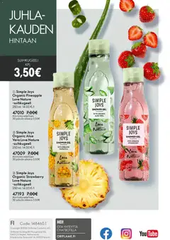 Oriflame-mainoslehti voimassa 22.04.2026 alkaen | Sivu: 148 | Tuotteet: Suihkugeeli