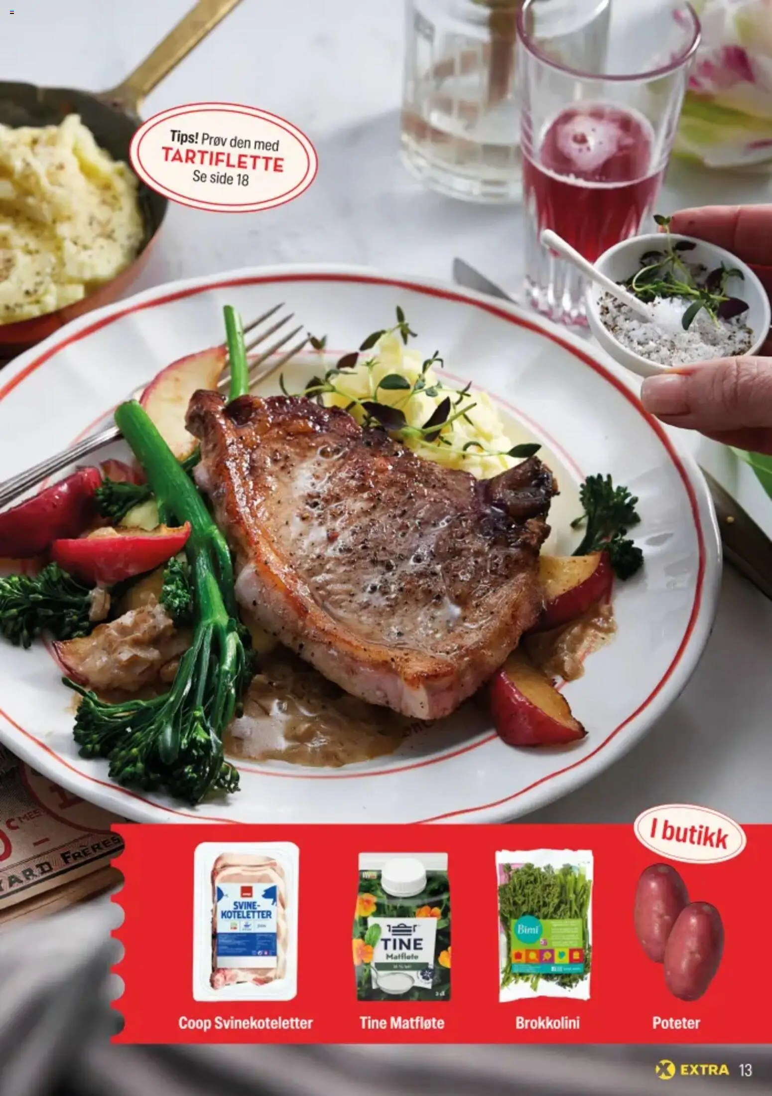 {H1} | Side: 13 | Produkter: Poteter, Гриби, Matfløte, Цепные пилы